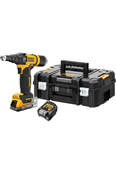 Dewalt طقم برشام باورستاك 18 فولت XR 1.7 أمبير/ساعة بدون فرشاة