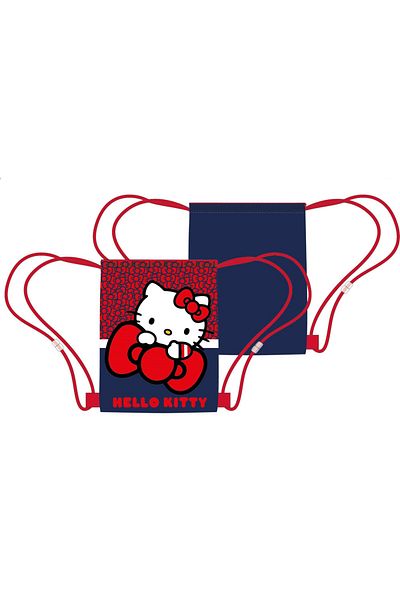 Hello Kitty Red Bow sports bag, gym sack 40 cm