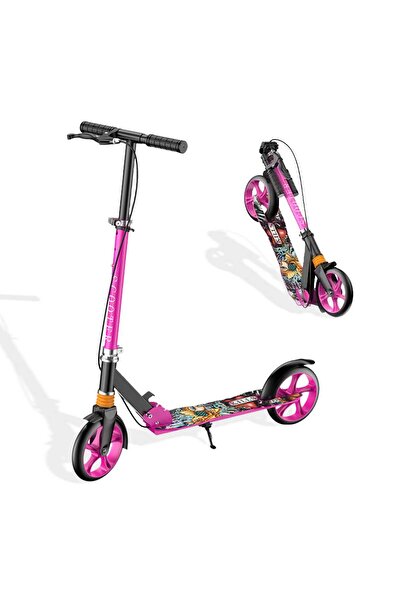 Elindor Trotinetă pliabilă cu amortizor Elindor®, frână spate și platformă an...