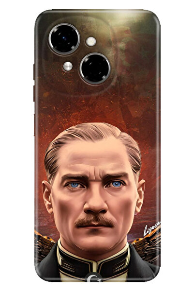 TECNO Spark Go 1 2025 Kılıf Tema Art Desenli Baskılı Silikon Asil Atatürk