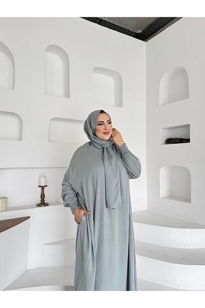 Quen One-Piece Prayer Dress with Neck