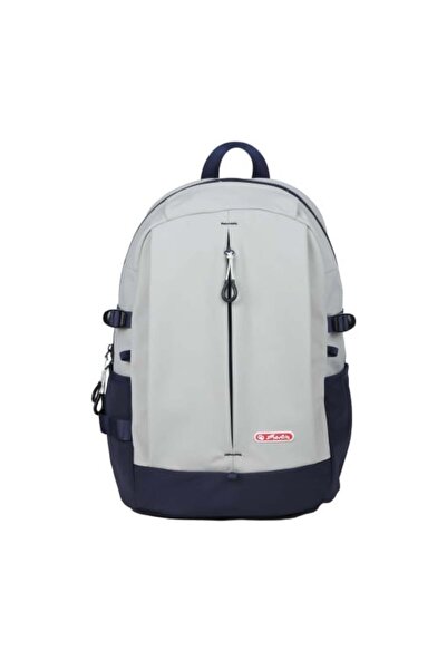 Herlitz Rucsac Sport, poliester, 44x31x16 cm, 28 L, Gri/Albastru inchis