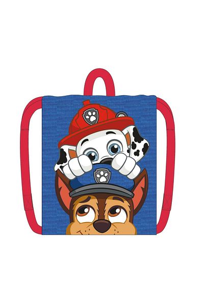PAW PATROL Geantă albastră cu șnur, rucsac 33 cm