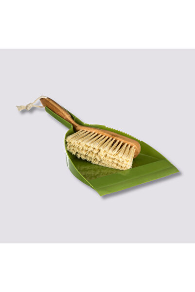 Five Simply Smart Wood & Clean Durable Bamboo Dustpan and Brush Set