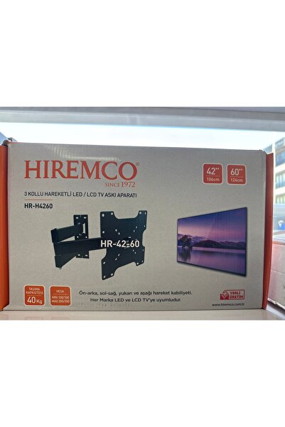 Hiremco 42”-60” Hareketli Tv Askı Aparatı