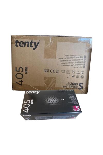 Tenty - Inspection Gloves 405 Plus Nitrile Black Small 100 Pack of 20