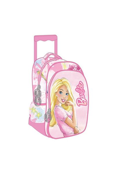 Barbie Paints rolling kindergarten backpack, bag 30 cm