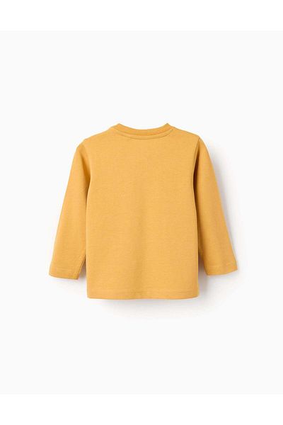 Ziddy Long Sleeve T-Shirt for Baby Boys 'Lobby Boy', Yellow