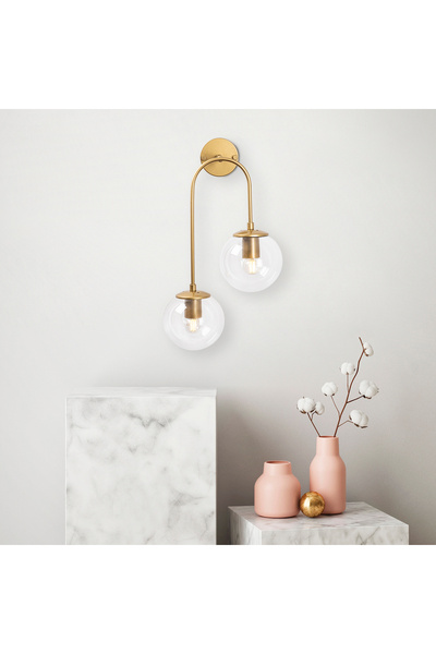 BY-LAMP Jewel 10580 Cam Aplik Duvar Aydınlatma | ByLamp