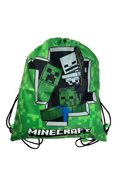 MINECRAFT Geantă sport Creeper, geantă de sală, 37 cm