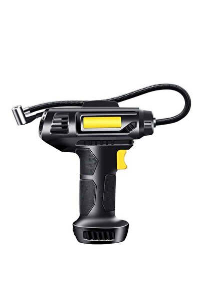 COOYA Air Compressor ,7.4V DC Air Pump for Car Tires with Digital Pressure Gauge and Emergency Led Light