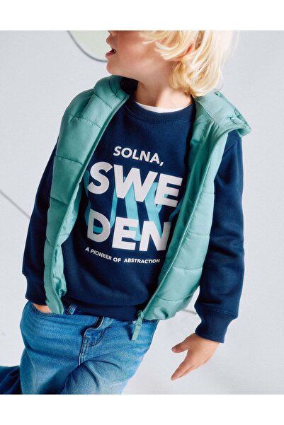 Ziddy Brushed Sweatshirt for Boys 'Solna', Blue