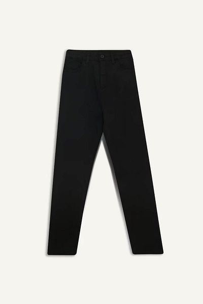 DeFacto Straight Leg Gabardine School Black Boy's Trousers U3254A6/Bk81