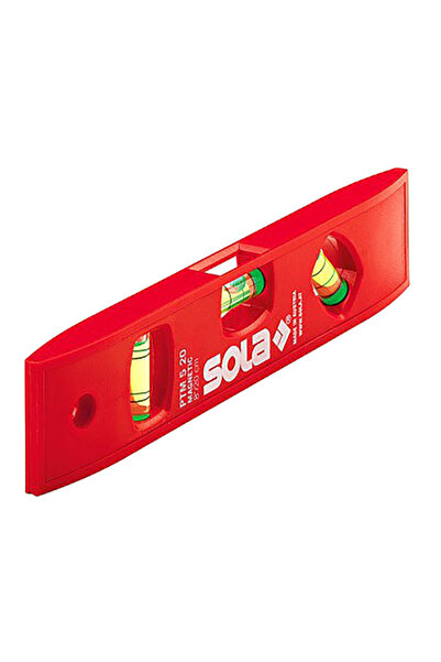 SOLA مستوى روح بلاستيكي متين وخفيف الوزن ومتعدد الاستخدامات