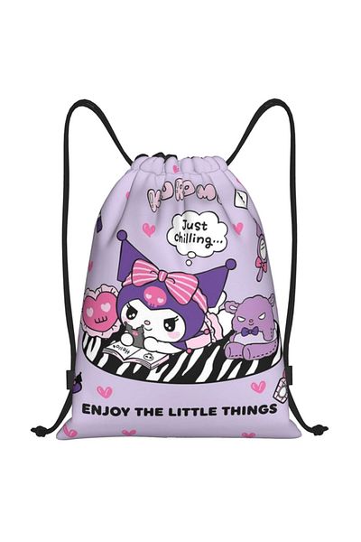 Hello Kitty Kuromi sports bag, gym bag 40 cm