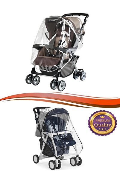 MorPort Ultra Luxury Baby Stroller Rain Cover Raincoat [Compatible with All B...