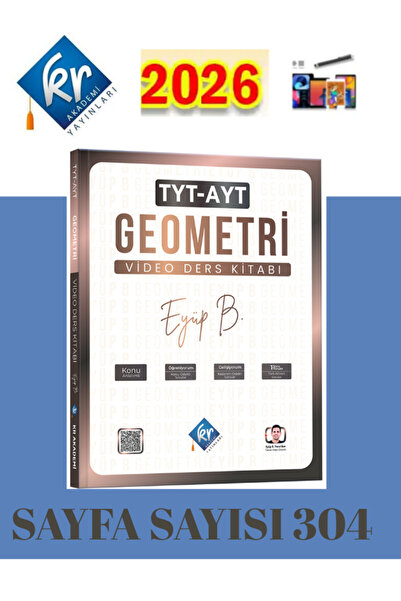Ens Yayıncılık KR Akademi 2025-2026 Müfredat Eyüp B. TYT AYT Geometri Video Ders Kitabı