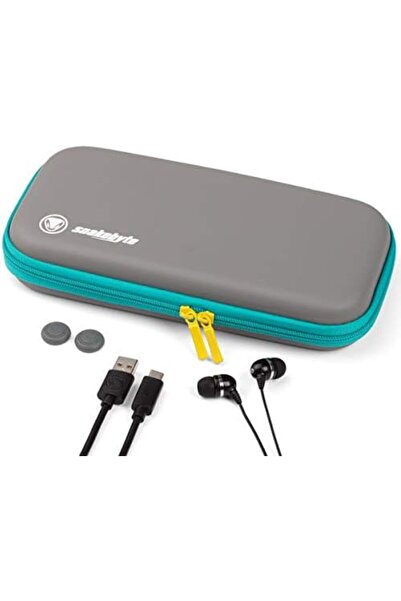 SNAKEBYTE السفر: مجموعة ملحقات لجهاز نينتندو سويتش لايت بما في ذلك حقيبة سفر ...