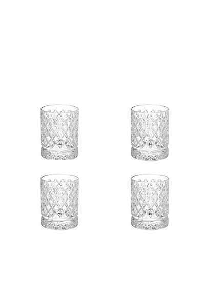 Dasupo Selen Concept Luxury Karmen Model Handmade Glass Cup Set of 4