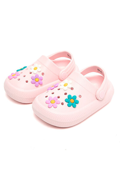 R&B Pink Girl Jibbitz Detail Clogs