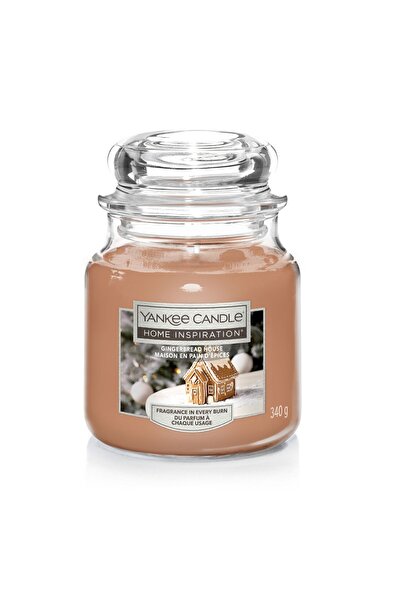 Yankee Candle Lumanare Parfumata Borcan Mediu, Gingerbread House, 340gr