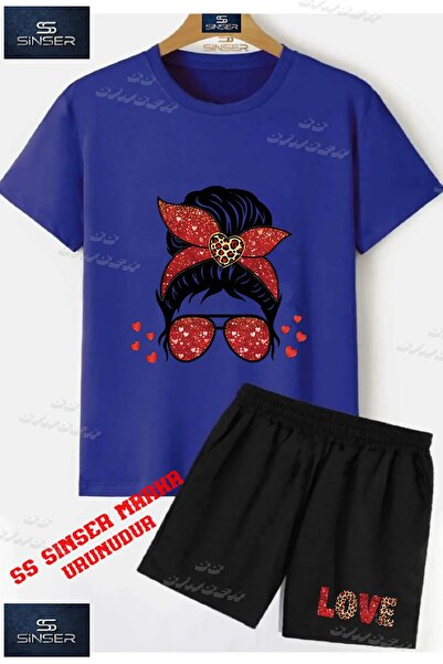 SS SİNSER تي شيرت للأطفال للجنسين "GOZLUKLU GRIL RED LEOPARD PATTERN" مطبوع ح...