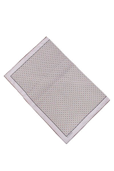 Zühre Patterned Polyester Twill Scarf 0077 V6