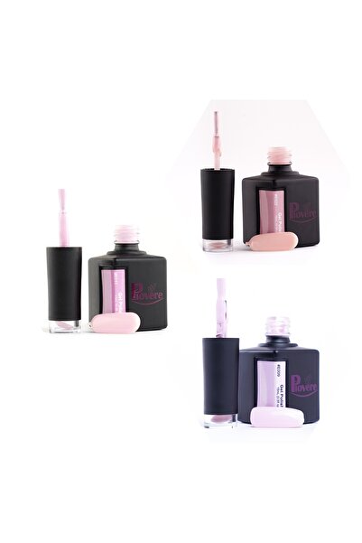 PIOVERE Kalıcı oje French 3'lu seti (15ml)