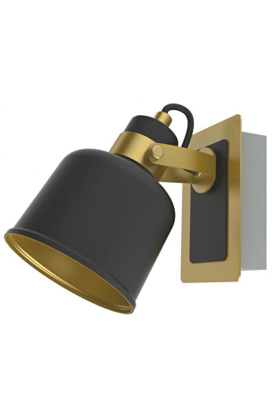 Klausen Σποτ Sputnik KL6692, ρυθμιζόμενο, 1xE14, μαύρο+χρυσό, IP20,