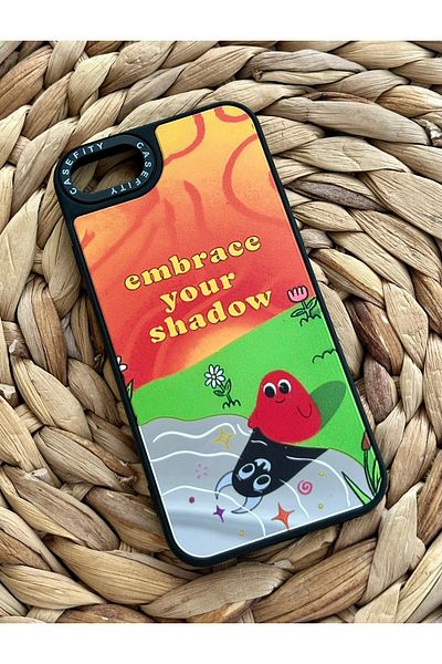 HYPERSOFT iPhone 7 Plus & 8 Plus (5.5 Inch) Compatible Casefity Mirrored Case Shadow Pattern Cover