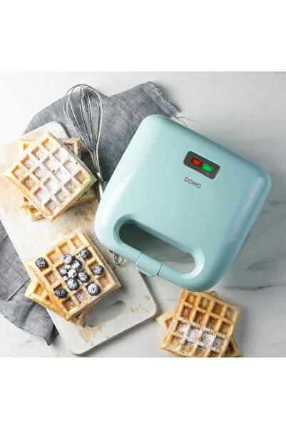 Domo Aparat de sandvișuri 3 în 1, DOMO, Snack Party, albastru pastel