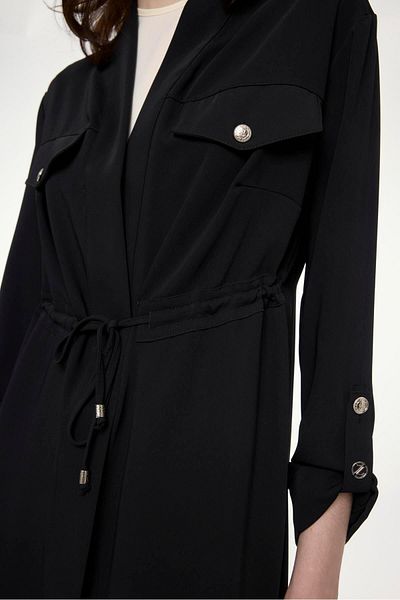 Zühre Black Triple Combination Suit with Pocket Detail Tk-1212