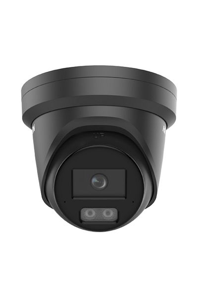 Hikvision Cameră IP 4MP, lentilă 2.8mm, IR 30m, WL 30m ColorVu3, 2xMic, NEGRU - DS-2CD2347G3-LI2UY-2.8mm-NEGRU