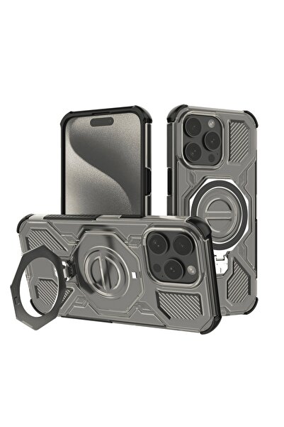 SKYDDAR INNOVATION Husă pentru iPhone 15 Pro Max, rezistentă la șocuri, Carbo...