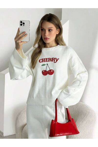 MARLİNG Set de tricotaje din bumbac crem