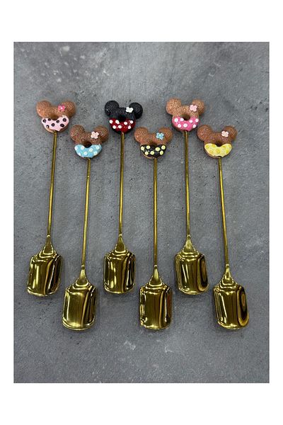 Doğudeko Luxury Figured Metal 6-Piece Spoon
