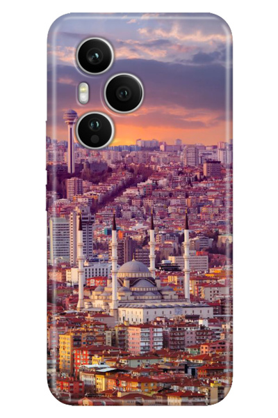 Cekuonline Huawei Honor 400 Pro Case Decorative Silicone Printed Cover Ankara
