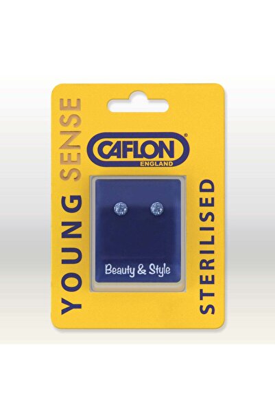 Caflon كرة لامعة من الياقوت الأزرق الفاتح 4.5 مم