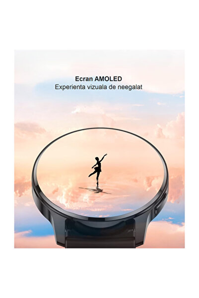 Smart Vibe WiX™SPORT - Έξυπνο ρολόι AMOLED με Bluetooth Κλήσεις, 24/7 Fitness Tracker, Καρδιακός παλμός/ΗΚΓ/Ύπνος/SpO2, Μωβ