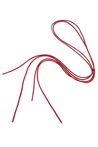 hapshoe أربطة أحذية كلاسيكية مصنوعة من الشمع باللون الأحمر مقاس 50 سم