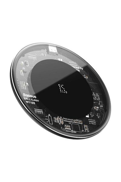 Gear Încărcător wireless 15W, Fit, S24, Alumix, Transparent
