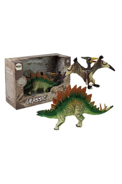 REBELS Set de figurine dinozauri Stegosaurus și Pteranodon