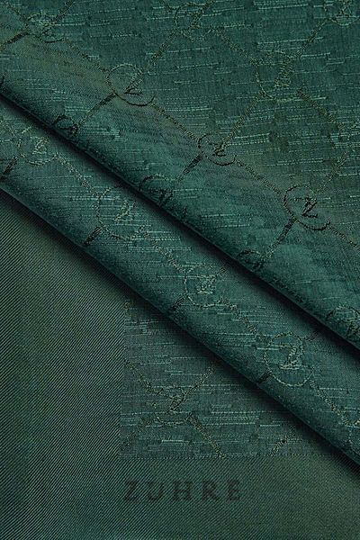 Zühre Emerald Cocoon Shawl 0014