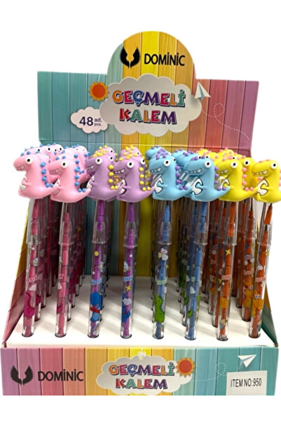 Modellino 48 Adetli Paket Toptan Dinozor Başlıklı Geçmeli Yumurtlayan Kurşun ...