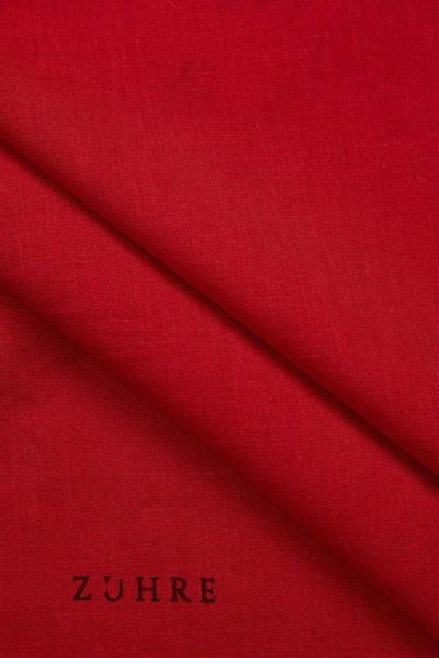 Zühre Red Cotton Shawl 0012
