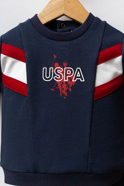 U.S. Polo Assn. U.S. Polo Assn Baby Boy Navy Blue Baby Sets