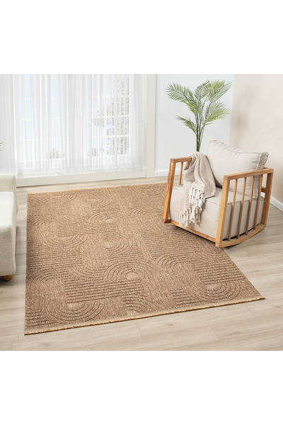 Mariesse Home Lara İskandinav Dokuma Bukleli Modern Salon Halısı Mutfak Halıs...