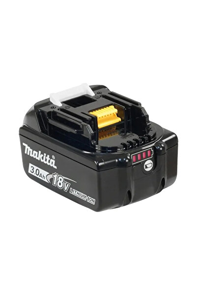 Makita بطارية 632G12-3، 18 فولت، 3.0 أمبير/ساعة، ليثيوم أيون، مع مؤشر مستوى ا...