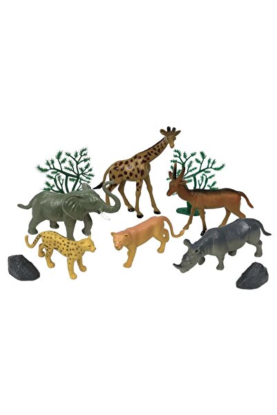 Nilly Toys 7141,7142,7143 مجموعة حيوانات مكونة من 10 قطع في حقيبة