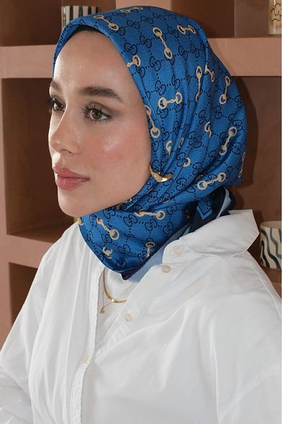 Webinay Home Twill Scarf g Pattern Imported Scarf Headscarf Scarf Hijab 90X90 cm